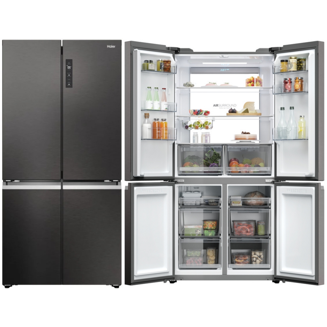 FRI. HAIER HCR79F19CNMD 191x91 4P NF DARK INOX DSP